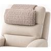 FARYODI Cuscino per poltrona relax, cuscino per il collo con zavorra, XL, 43 × 38 | Imbottitura regolabile, rivestimento in velluto a coste, schienale zavorrato, fodera rimovibile per poltrona relax