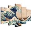 murando - Quadri Moderni Fonoassorbenti per Soggiorno Grandi, 200x100 cm | Chiodi Inclusi, 5 Pezzi, Quadro Moderno Fonoassorbente, Schiuma Acustica, Protegge da Rumori, Resistenti Allo Sbiadimento