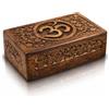 The Great Indian Bazaar Compleanno fatto a mano decorativo portagioie in legno portagioie organizer scatola dei ricordi scrigni del tesoro porta orologi scatola di immagazzinaggio scatola 20 x 12 cm