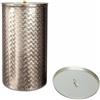 Generico Botte, Contenitore Inox per Vino, con Galleggiante AD Olio ENOLOGICO,da LT 100 COMPRESO di Coperchio PARAPOLVERE Inox,GALEGGIANTE AD Olio,Rubinetto Inox, Made in Italy