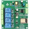 VOANZO Il modulo relè a Quattro Vie WiFi e la Scheda di Sviluppo secondaria dell'alimentatore ESP-12F 5V Sono Adatti per progetti di Programmazione Fai da Te
