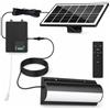 HEEYoo Lampada solare per interni ed esterni, lampada solare sospesa con interruttore a catena semplice, lampadario solare impermeabile IP65, adatto per soggiorno, gazebo, garage