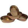PWS worldwide export 15 STAMPI OVALI Acciaio Inox per PASTICCIOTTO LECCESE PASTICCIOTTI LECCESI SALENTINI SALENTO