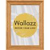 Wallazz Cornice Portafoto in Legno Pregiato - Made in Italy - Vetro Sintetico Infrangibile Crilex - Disponibile in Diverse Varianti - Design Italiano e Qualità Artigianale, 50x70cm Rovere