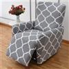 PEIHUODAN 4 Pezzi Copripoltrona Relax Reclinabile Universale, Fiori Geometrici Fodere Copripoltrona Reclinabile 1 Posto Elasticizzato Lavabile Rimovibile, Copertura per Poltrona Reclinabile (Style 8)