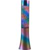 I-TOTAL® - Lampada LED Flared Effetto Glitter Luce Multicolore, Cangiante, Design Ipnotico con Glitter - 33,5 cm (OPAL)