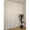 CATTANI TESSUTI Tenda con fettuccia arricciatenda -100% Poliestere Effetto Lino, Pannello larghezza 280 cm, Adatta per Bastone con Anelli 140-170 cm, Altezze da 180 a 290 cm -lxh 280x280 cm