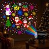 LIAVOP Proiettore Natale Esterno LED 16 Motivi Luci Natale Cavo 3m | Proiettore natale esterno con 16 motivi: proiettore olografico 270° e proiettore laser natale. Luci natale perfette!