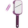 Trebonn - Peel + Slice, Utensile 2 in 1, Pratico Peeler per Sbucciare E Mandolina per Affettare con Lama in Acciaio Inox.