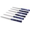 Rivadossi Sandro Rivadossi Bamboo Blu - Set di Coltelli da Tavola, 6 Pezzi - 100% Made in Italy, Artigianalità e Design - Acciaio Inox 18/10