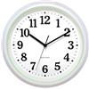 KIZLOC 32 cm, orologio da giardino impermeabile, resistente alle intemperie, facile da leggere, silenzioso, funzionamento a batteria, per esterni, piscina, balcone, bagno (verde)