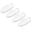 QUARKZMAN Cavo Cieco Peso 90mm Accessori di Tenda Finestra Bianco 4pz | Tenda Finestra Persiana Perline Catena Maniglia, Accessori per Roman Verticale Rullo Paralume