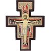 Proposte Religiose Croce di San Damiano In Legno MDF da parete - Cm 25 x 19.5 x 1.5
