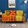 Sticker Superb 3D Bohemia Mandala Copridivano Collezione Copridivano Elasticizzato per Soggiorno Poltrona Divano Fodera per divano Fodera Elastica Sofa Cover 1/2/3/4 Posti (Stile 5, 4 Posti 235-300 cm)