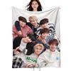 BirthZan Enhyppen Coperta Pile 130 x 150 cm,Enhyppen Merch Coperta Plaid Per Divano Letto e Viaggi Idea Regalo