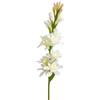 BQEE Tuberosa artificiale stelo, 88 cm di lunghezza, fiori finti in seta, pieghevoli, veri al tatto, fiori a doppio strato per matrimoni, casa, ufficio, feste, 1 pezzo (bianco)