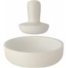 BergHOFF Leo Mortaio e pestello in gres, Colore: Bianco, 17.5 cm, Grande, Pezzi