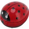 TOPINCN Mini Aspirapolvere per Briciole a Forma di Coccinella, Senza Fili | Pulisce Tavolo e Tastiera con Aspirazione Silenziosa, Rimuove Briciole e Residui di Carta, Ricarica USB, Per Ufficio e Cucina