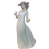 LLADRÓ Nao - Statuetta da collezione in porcellana, motivo: brezza delicata, altezza 25,4 cm, per ragazza/giovane donna