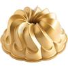 Nordic Ware 96377 Pirouette - Padella per ciambelle, 10 tazze, colore: Oro