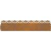 vidaXL Bordure per prato 20 pz 103 x 0,05 x 22 cm Acciaio Corten