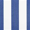 SKTQYQO Telo Di Ricambio Tenda Da Sole Blu E Bianco 400x300 Cm | Poliestere Con Rivestimento Pu, Resistente Alle Intemperie, Include Valance, Facile Da Pulire