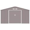 Parama Casetta da giardino in acciaio zincato grigio chiaro 3,41x3,86x2,01 m - 114,5kg - 12,3 metri quadri