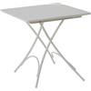 Emu 309072300 N, Pigalle tavolo pieghevole 907, 76 x 76 cm, in acciaio verniciato a polvere, bianco opaco