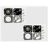 C·T·S Kit di riparazione/ricostruzione carburatore per Stihl MS162 MS172 MS182 MS212 ZAMA carburatore C1C-1148 sostituisce ZAMA Z010 001 K015 (confezione da 2)