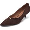 MISSCAI Décolleté Donna a Punta con Tacco Basso 4,8 cm Eleganti | Scarpe col tacco donna a punta pumps slip-on per ufficio e cerimonia