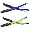 HKUCO Gambe di ricambio in gomma trasparente per telaio nero Oakley Crosslink Sweep/Switch Montatura per occhiali