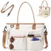 HYC00 Borsa Tote Donna Grande Borse Insegnante Borsa Porta PC 15,6 Pollici