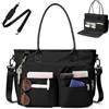 HYC00 Borsa Tote Donna Grande Borse Insegnante Borsa Porta PC 15,6 Pollici
