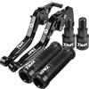 CFSJRXZ Manopole Per Manubrio Con Leve Freno E Frizione Per Moto Per YAMAHA T-MAX TMAX 500 530 2008-2018 Terminali Manubrio Leve Freno Regolabili Per Motociclette(Colore 13)