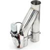 IUKMR Terminali di Scarico 2,0 Pollici 2,5 Pollici 3 Pollici In Acciaio Inossidabile Valvola Doppia Tubo Silenziatore Ritaglio Bypass Scarico Tubo Inferiore Punte di Scarico(2inch(50mm))