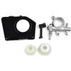 CRIDENG Pompa dell'olio completa e accessori per motosega 25CC 2500 a vite senza fine e ugello