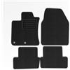 Mats4all Set di tappetini auto Compatibile con Nissan Qashqai 2007-2014 | Antiscivolo | Con rinforzo | 4 pezzi | Tappetini per auto | Set di tappetini