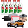 Somer Car KIT TAGLIANDO COMPATIBILE CON RENAULT CAPTUR II CLIO V 1.0 1.3 TCE 4 OLIO GTX 5W30