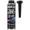 Sparco Additivo Diesel Professionale 5 in 1 300ml - Detergente completo per iniettori, turbo, DPF, valvola EGR e sistema di aspirazione - Riduce consumi ed emissioni - Migliora le prestazioni del