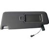 SAMWDK Aletta Parasole Interni Nero Visiera Parasole Per Per Golf 7 7.5 Per GTI R Line Per Jetta MK7 Per GLI 5G0857551 5G0857552CJ Aletta Parasole Destra(Left-Black)