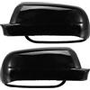 A ABSOPRO Calotta Specchietto Retrovisore Per VW Jetta 98-04 1coppia | Materiale: ABS, Colore: Nero Lucido, Dimensioni: 26x11.5x8.5 Cm, Per VW Passat 99-04, Numero OE: 3B0857538B.
