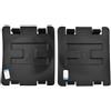 Mixabloem Copertura per passaruota anteriore - per BMW Serie 1 F20 F21-2 serie F22 F23 F87-3 serie F30 F31 F80 F34-4 serie F32 F33 F36 F82 F83 - plastica nera (coppia)