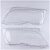 Btnuahq Copriobiettivo Faro Anteriore Per BMW Serie 3 E46 Facelift Touring 4 Porte 2002-2005 Auto Faro Ombra Copertura Del Faro Lente Borsette Copertura Del Faro Copri Lente Faro(Pair)