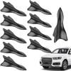 Generico Spoiler sul tetto ad ala, pinna di squalo per auto | Kit di modifica del tetto da 10 pezzi Diffusore a pinna di squalo | Spoiler pinna di squalo, accessorio pinna di squalo per SUV, nastri per tetto,