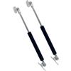 Generico Molla A Gas Portellone 2x Universali 300N 300-600mm | Colore: puntone con molle a gas nero(400mm)