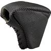 Generic Pomello della leva cambio Testa Ingranaggi Auto In Pelle di mucca Collari Del Cambio Copertura Per Kia Per Rio 4 K2 Per Sportage Per Optima K5 KX5 per Niro 2017 2018 Pomello Caso(Nero)