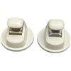 Somivo 2 ganci grigi per parasole 5G0857561B per VW Golf 7 MK7 2013+ Passat B8 Polo T-Cross Tiguan Touran 2016+