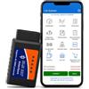 Volink Scanner diagnostico Motore ELM327 OBDII Bluetooth Strumento | diagnostico compatibile con la maggior part funziona con iOS, Android e Windows; lettore di codici EOBD wireless