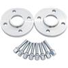 Generic Compatibile Con Fiat Per Strada Per Palio Per Doblo 2 Pz 12 MM/15 MM 4X98 58.1 Distanziali Ruota 8 Pz 12 * 1.25 Tipo Cono Bulloni Parti Modifica(Silver,12MM)