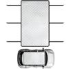 Generico Copertura Per Tetto Apribile - Misura Universale 100x65 Cm, Scudo Termico Per Veicoli, Paralume Per Finestrino Automobilistico | Tettoia Portatile Resistente Ai Raggi UV Con Attacco Elastico Pr